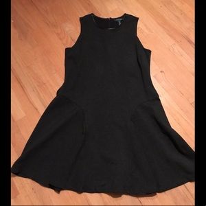 Ralph Lauren sleeveless charcoal grey dress